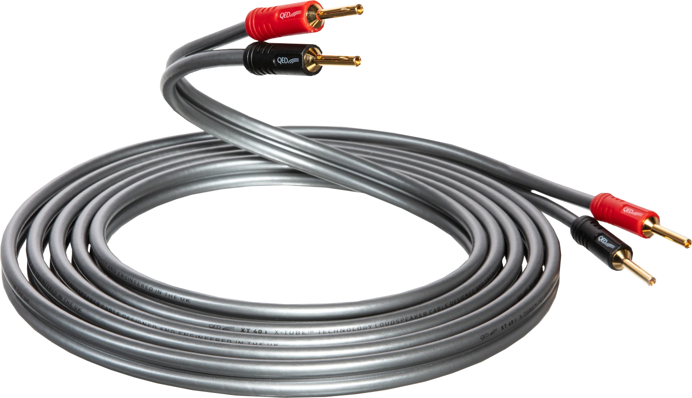 Coiled speaker cables